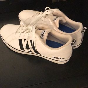 ADIDAS NEO Men's Pace VS Sneakers White+Black